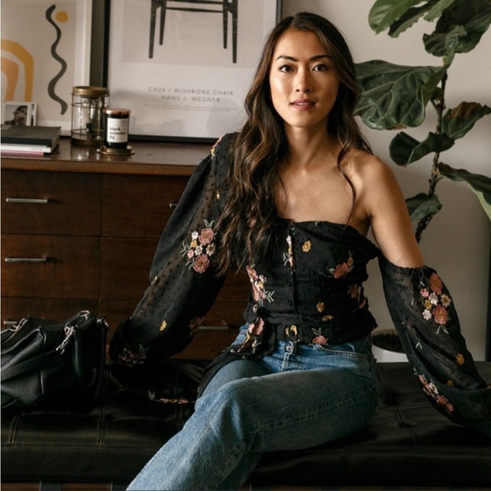 Majorelle Floral Blouse
